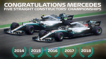 foto: GP Brasil: Hamilton entrega el título de Constructores a Mercedes