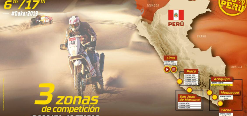 El recorrido del Dakar 2019: 10 etapas épicas en Perú