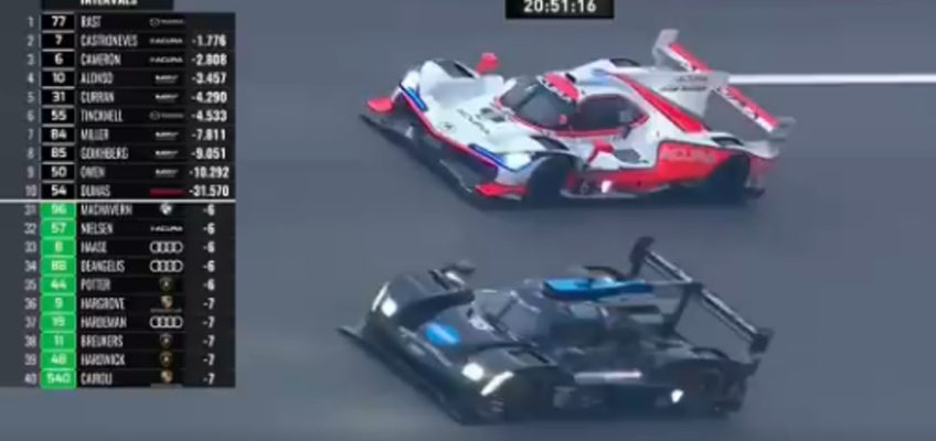 Así fue el vibrante duelo de Alonso y Castroneves en Daytona