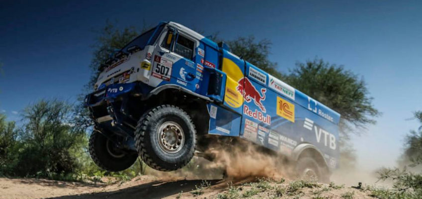 El ‘salto’ más grande de un camión en el Dakar