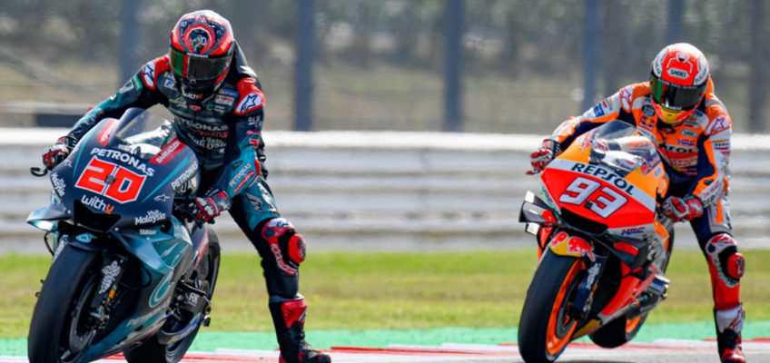 GP San Marino MotoGP 2019: Márquez vence a un peleón Quartararo