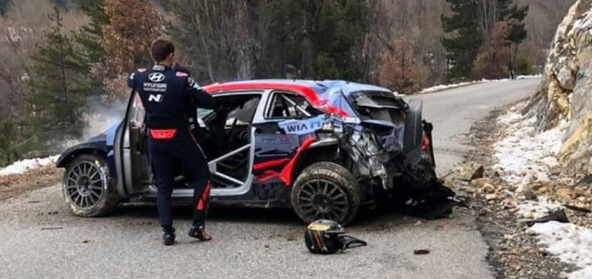 Accidente brutal de Tänak en el Rally de Montecarlo
