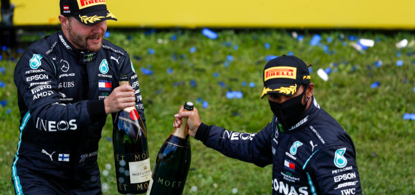 GP Estiria: Hamilton lidera el doblete de Mercedes; Sainz, noveno