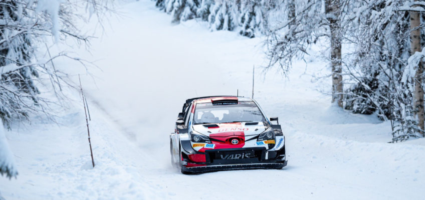 Toyota prepara el Rally del Ártico WRC en Finlandia
