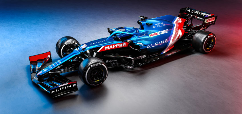 El Alpine A521 de Alonso para su vuelta a la F1