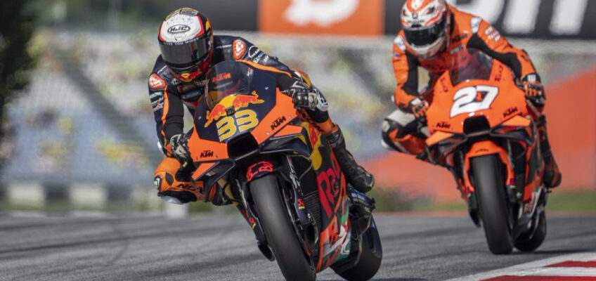 GP de Austria MotoGP 2021: Binder gana con neumáticos lisos en mojado