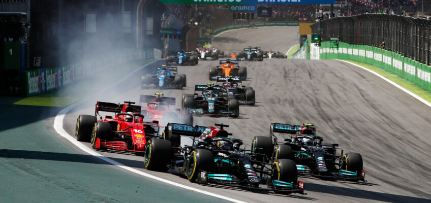 GP Brasil de F1 2021: ‘Remontadón’ de Hamilton ante Verstappen; Sainz, 6º y Alonso, 9º